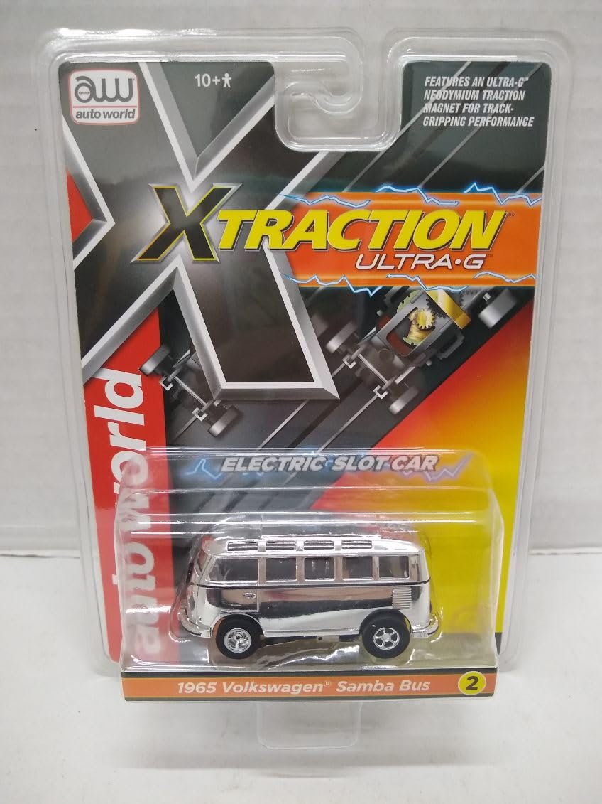 Amazon.com: Auto World SC412-2B 1965 Samba Bus HO Scale Electric